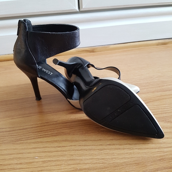 Nine West Leather Two Tone Shoes Size 6.5M - Picture 4 of 11